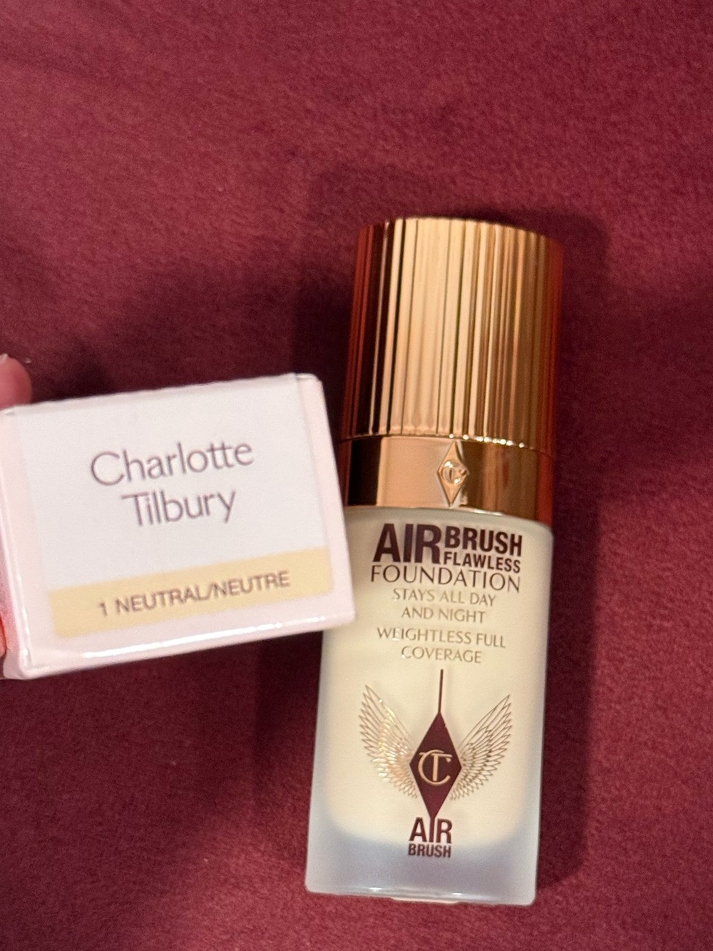 Charlotte tilbury airbrush flawless foundation 1 neutral